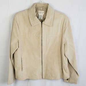 Vintage 100% Leather St. Johns Suede Jacket
